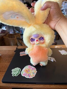 Baby Three Lily Rabbit Town with special eyes and paci.